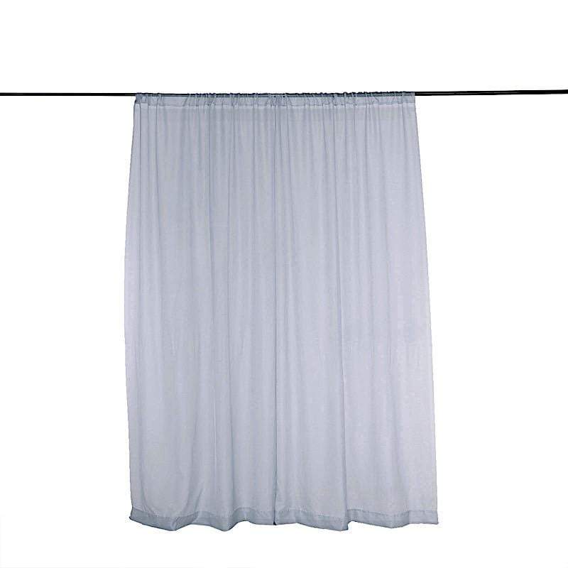 10 ft x 10 ft Sheer Voile Professional Backdrop Curtains Drapes Panels