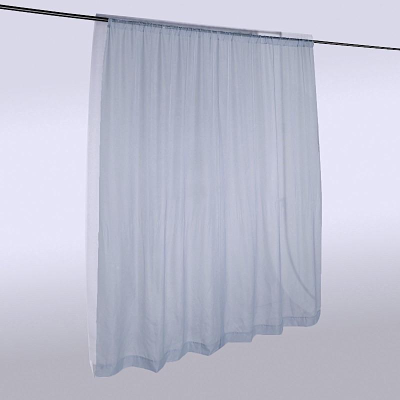 10 ft x 10 ft Sheer Voile Professional Backdrop Curtains Drapes Panels