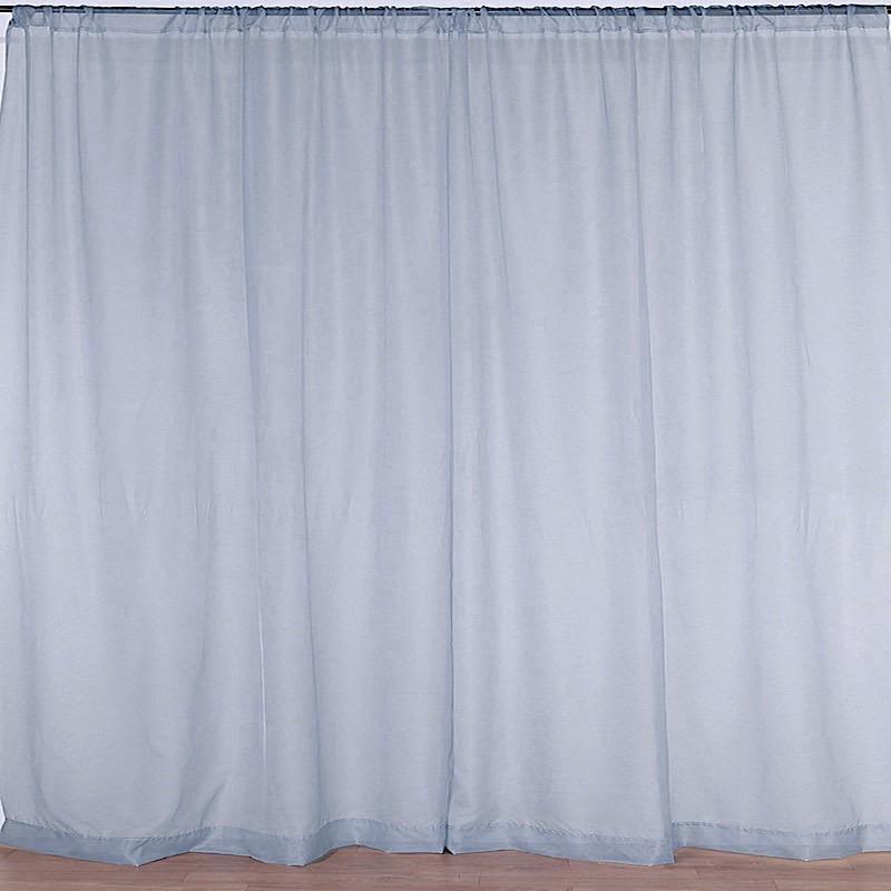 10 ft x 10 ft Sheer Voile Professional Backdrop Curtains Drapes Panels