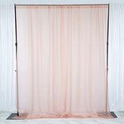 10 ft x 10 ft Sheer Voile Professional Backdrop Curtains Drapes Panels