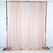 10 ft x 10 ft Sheer Voile Professional Backdrop Curtains Drapes Panels