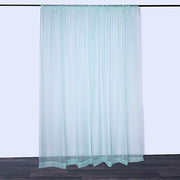 10 ft x 10 ft Sheer Voile Professional Backdrop Curtains Drapes Panels