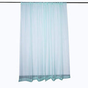 10 ft x 10 ft Sheer Voile Professional Backdrop Curtains Drapes Panels