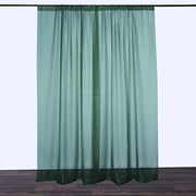 10 ft x 10 ft Sheer Voile Professional Backdrop Curtains Drapes Panels