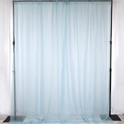 10 ft x 10 ft Sheer Voile Professional Backdrop Curtains Drapes Panels