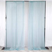 10 ft x 10 ft Sheer Voile Professional Backdrop Curtains Drapes Panels