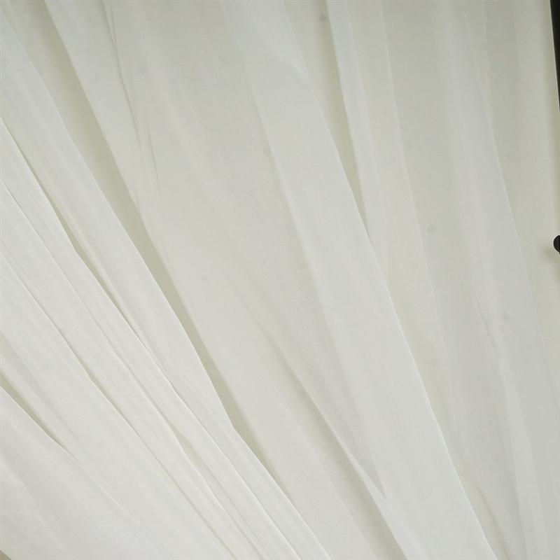 10 ft x 10 ft Sheer Voile Professional Backdrop Curtains Drapes Panels