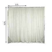 10 ft x 10 ft Sheer Voile Professional Backdrop Curtains Drapes Panels