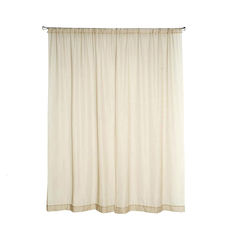 10 ft x 10 ft Sheer Voile Professional Backdrop Curtains Drapes Panels