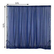 10 ft x 10 ft Sheer Voile Professional Backdrop Curtains Drapes Panels