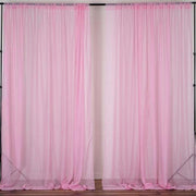10 ft x 10 ft Sheer Voile Professional Backdrop Curtains Drapes Panels