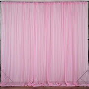 10 ft x 10 ft Sheer Voile Professional Backdrop Curtains Drapes Panels