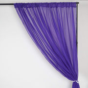 10 ft x 10 ft Sheer Voile Professional Backdrop Curtains Drapes Panels