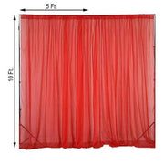 10 ft x 10 ft Sheer Voile Professional Backdrop Curtains Drapes Panels