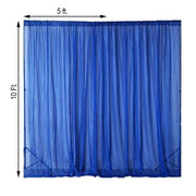 10 ft x 10 ft Sheer Voile Professional Backdrop Curtains Drapes Panels