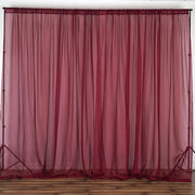 10 ft x 10 ft Sheer Voile Professional Backdrop Curtains Drapes Panels
