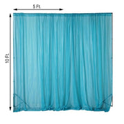 10 ft x 10 ft Sheer Voile Professional Backdrop Curtains Drapes Panels