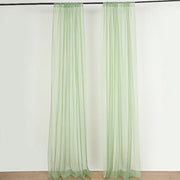 10 ft x 10 ft Sheer Voile Professional Backdrop Curtains Drapes Panels