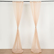 10 ft x 10 ft Sheer Voile Professional Backdrop Curtains Drapes Panels