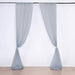10 ft x 10 ft Sheer Voile Professional Backdrop Curtains Drapes Panels - Dusty Blue CUR_PANORGZ_086