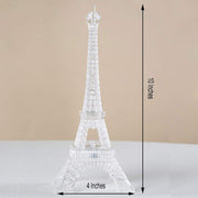 10" Light Changing LED Acrylic Eiffel Tower Centerpiece LED_FAVST10_CLR