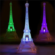 10" Light Changing LED Acrylic Eiffel Tower Centerpiece LED_FAVST10_CLR