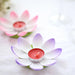 10 Lotus Flower 5" Assorted Colorful Tealight Floating Candles CAND_FLO002_5_ASST