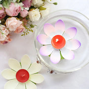 10 Lotus Flower 5" Assorted Colorful Tealight Floating Candles CAND_FLO002_5_ASST