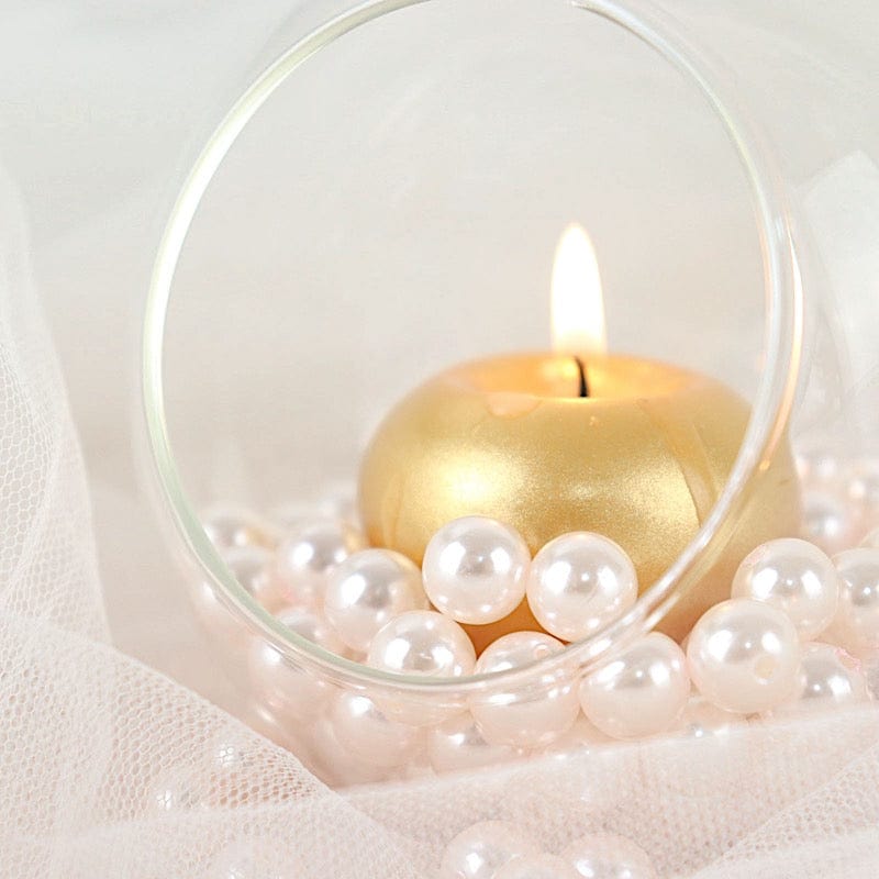 10 mm or 0.39" Faux Pearl Beads