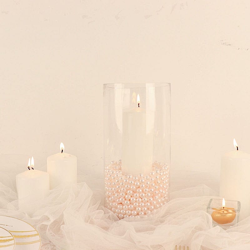 10 mm or 0.39" Faux Pearl Beads