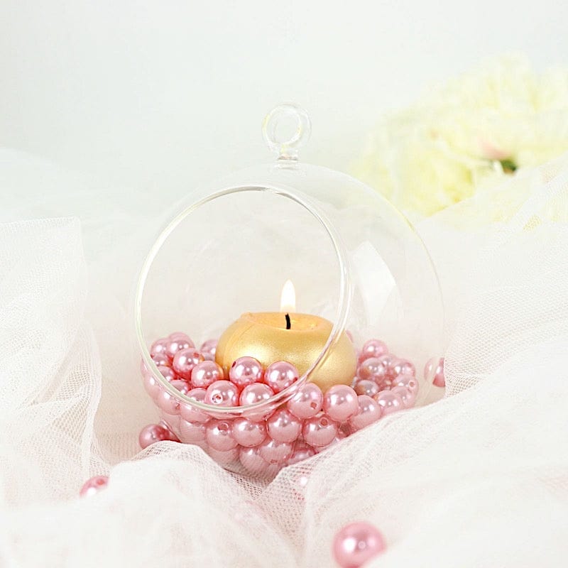 10 mm or 0.39" Faux Pearl Beads
