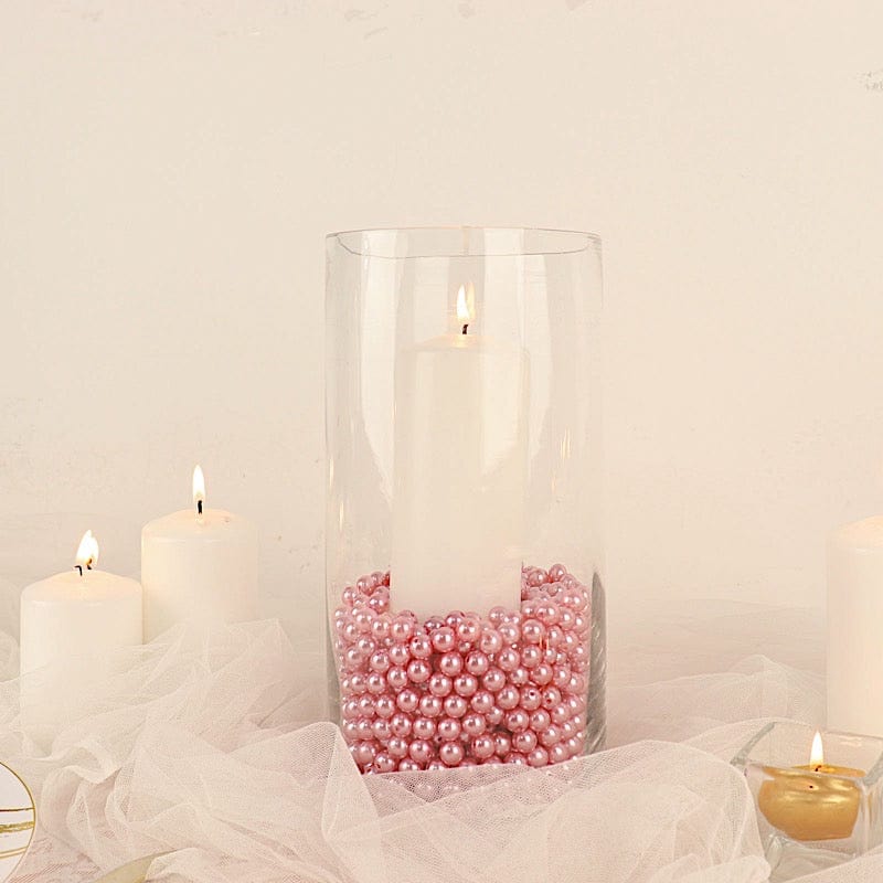 10 mm or 0.39" Faux Pearl Beads