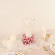 10 mm or 0.39" Faux Pearl Beads