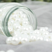 10 mm or 0.39" Faux Pearl Beads