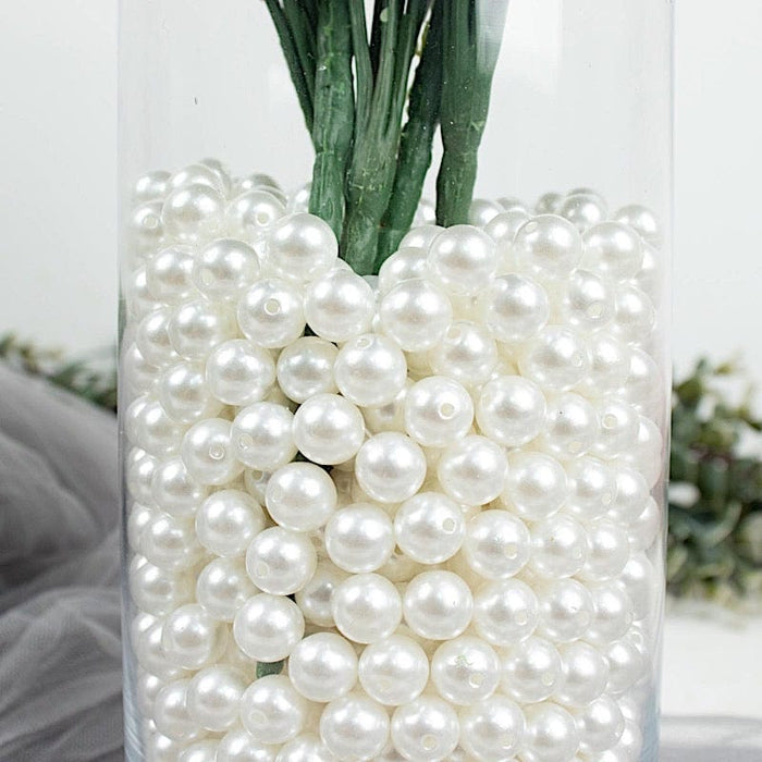 10 mm or 0.39" Faux Pearl Beads