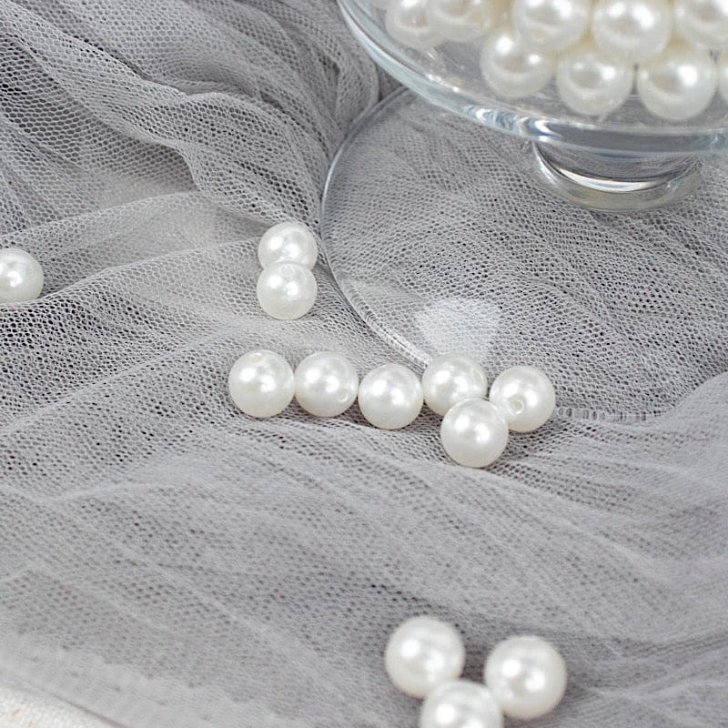 10 mm or 0.39" Faux Pearl Beads