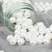 10 mm or 0.39" Faux Pearl Beads BEAD_10M_WHT
