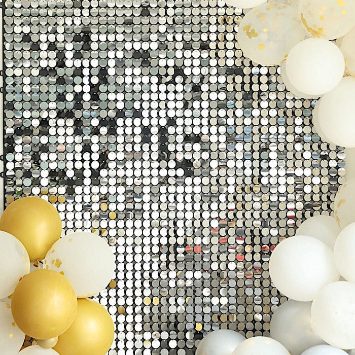 10 Panels 12" x 12" Round Sequin Wall Party Backdrop