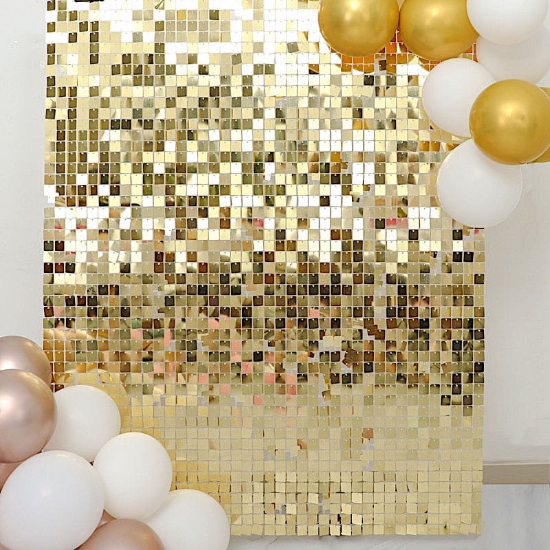 10 Panels 12" x 12" Square Sequin Wall Party Backdrop