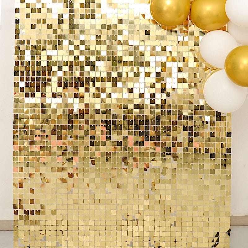 10 Panels 12" x 12" Square Sequin Wall Party Backdrop