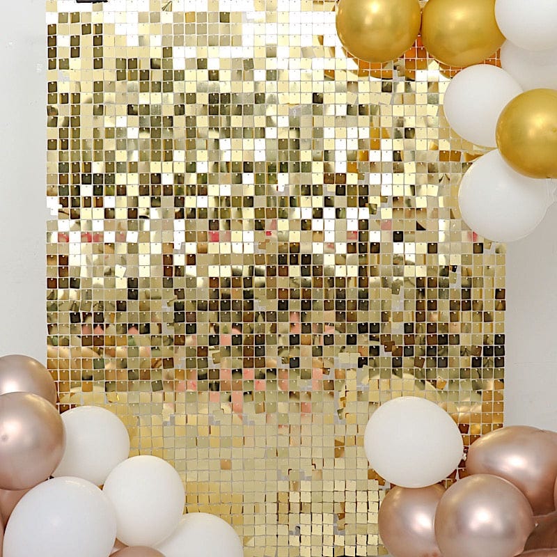 10 Panels 12" x 12" Square Sequin Wall Party Backdrop