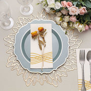 10 pcs 10" Plastic Dinner Plates With Scalloped Rim - Disposable Tableware