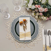 10 pcs 10" Plastic Dinner Plates With Scalloped Rim - Disposable Tableware