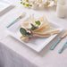 10 pcs 10" White Square Salad Plates with Ridge Rim - Disposable Tableware DSP_PLS0002_10_WHT
