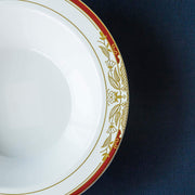 10 pcs 12 oz Plastic Bowls with Trim - Disposable Tableware