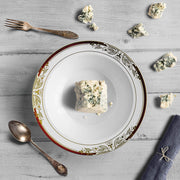 10 pcs 12 oz Plastic Bowls with Trim - Disposable Tableware