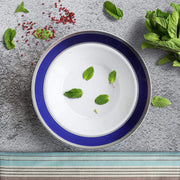 10 pcs 12 oz Plastic Bowls with Trim - Disposable Tableware