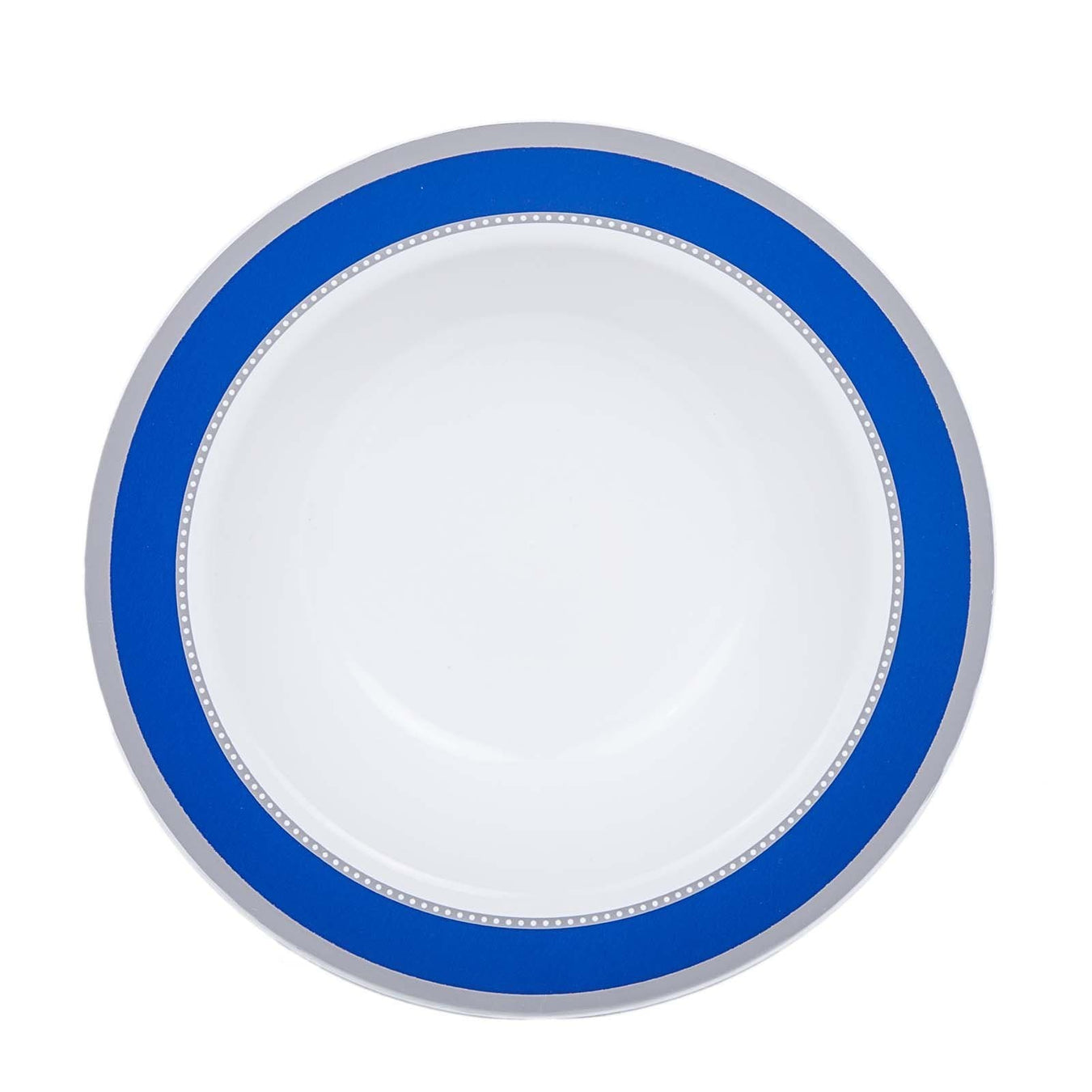 10 pcs 12 oz Plastic Bowls with Trim - Disposable Tableware