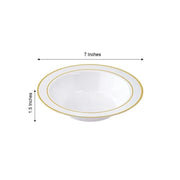 10 pcs 12 oz. Round Plastic Bowls - Disposable Tableware