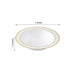 10 pcs 12 oz. Round Plastic Bowls - Disposable Tableware